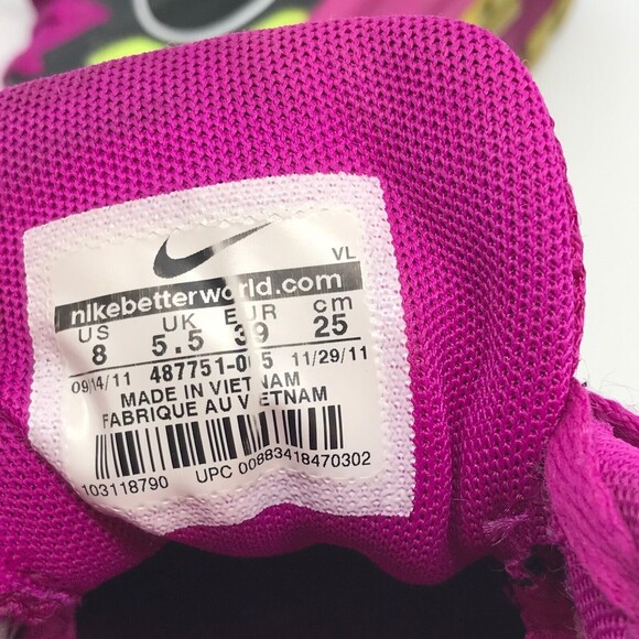 Nike Lunarfly 3 Women's 8 Athletic Running Shoes 487751-005 Multicolor Sneaker - Picture 9 of 9